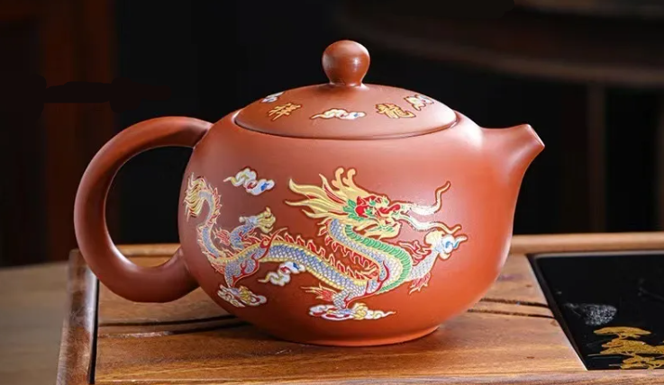 Elegant Dragon Teapot