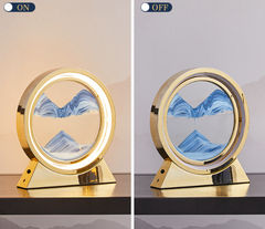 Moving Sea Sand Art Hourglass Night Light