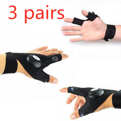 LED Fishing Gloves with Light for Outdoor Repairs