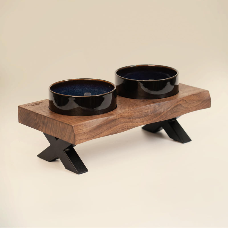 Raised Cat Ceramic Bowls