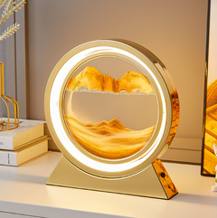 Moving Sea Sand Art Hourglass Night Light