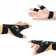 LED Fishing Gloves with Light for Outdoor Repairs