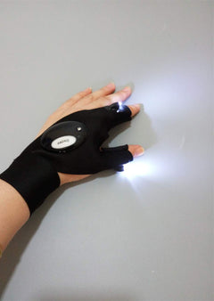 LED Fishing Gloves with Light for Outdoor Repairs