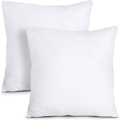 Utopia Bedding Throw Pillows Insert (Pack of 2 White) - 18 x 18 Inches Bed and Couch Pillows - Indoor Decorative Pillows